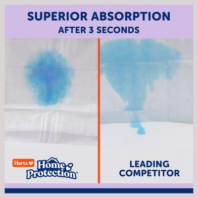 Show full view: Hartz Home Protection No Odor No Leaks Lavender Scented XX-Large Dog Pads, 30 x 30-in, 20 count slide 3 of 10