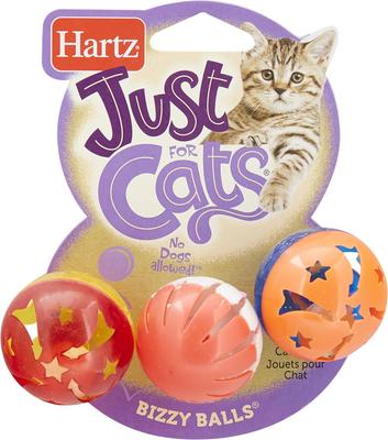 Show full view: Hartz Just for Cats Bizzy Balls Cat Toy slide 5 of 8