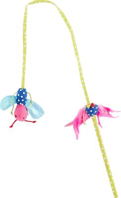 Show full view: Hartz Just for Cats Twirl & Whirl Cat Wand Toy with Catnip, Color Varies slide 1 of 9