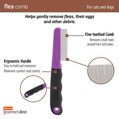 Show full view: Hartz Nature's Shield Natural Flea & Tick Dog Spray + Groomer's Best Flea Comb for Dogs & Cats slide 9 of 9
