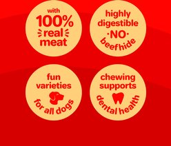 Hartz Oinkies Bacon-Wrapped Twists with 100% Real Bacon Rawhide-Free Natural Dog Treats, 14 count slide 2 of 6