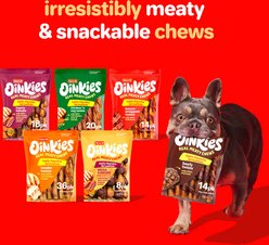Hartz Oinkies Chicken ‘n Veg Twists with 100% Real Chicken Breast, Peas & Carrot Natural Dog Chews, 20 count slide 2 of 8