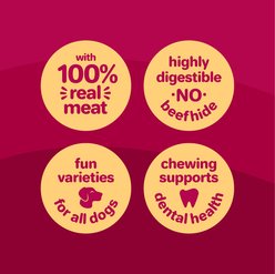 Hartz Oinkies Hearty Kabobs Chicken & Duck, Sweet Potato & Carrot Long‑Lasting Highly Digestible Rawhide‑Free Dog Chews, 18 count slide 2 of 8