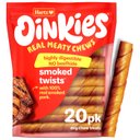 Hartz Oinkies Smoked Twists with 100% Real Smoked Pork Rawhide-Free Natural Dog Treats, 20 count