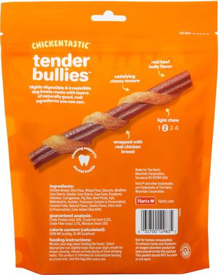 Show full view: Hartz Oinkies Tender Bullies Rawhide-Free Natural Chew Dog Treats, 20 count, bundle of 2 slide 3 of 12