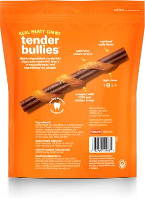 Show full view: Hartz Oinkies Tender Bullies with 100% Real Chicken Beef Flavor Rawhide-Free Natural Dog Treats, 20 count slide 4 of 13