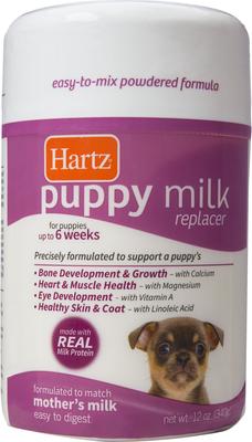 Show full view: Hartz Powdered Milk Replacer Formula for Puppies, 12-oz jar slide 1 of 4