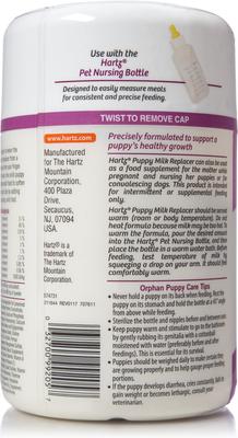Show full view: Hartz Powdered Milk Replacer Formula for Puppies, 12-oz jar slide 4 of 4