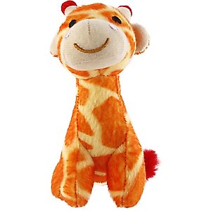 Hartz Tiny Dog Jungle Squeaky Plush Dog Toy, Character Varies, 1 count