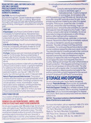 Show full view: Hartz UltraGuard Flea & Tick Collar for Dogs, up to 26" Neck, 1 Collar (7-mos. supply) slide 2 of 9