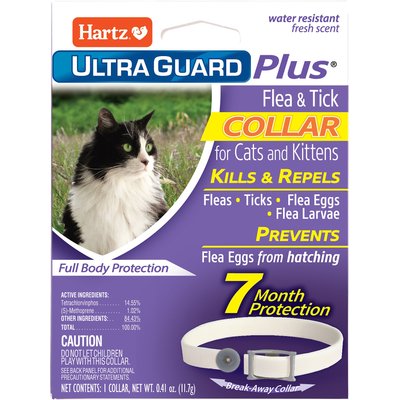 Hartz Hartz UltraGuard Plus Flea & Tick Collar for Cats, 1 Collar (7-mos. supply)