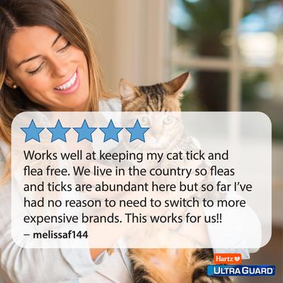 Show full view: Hartz UltraGuard Plus Flea & Tick Spot Treatment for Cats, over 5 lbs, 3 Doses (3-mos. supply) slide 7 of 12