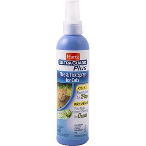 Hartz UltraGuard Plus Flea & Tick Spray for Cats, 8-fl oz bottle
