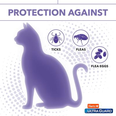 Show full view: Hartz UltraGuard Plus Flea & Tick Spray for Cats, 8-fl oz bottle slide 3 of 8