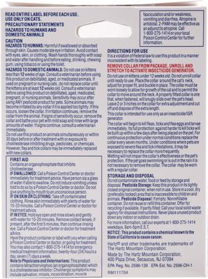 Show full view: Hartz UltraGuard Pro Flea & Tick Collar for Cats, 1 Collar (7-mos. supply) slide 2 of 12
