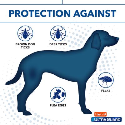 Show full view: Hartz UltraGuard Pro Flea & Tick Spot Treatment for Dogs 61-150 lbs, 3 Doses (3-mos. supply) slide 4 of 14