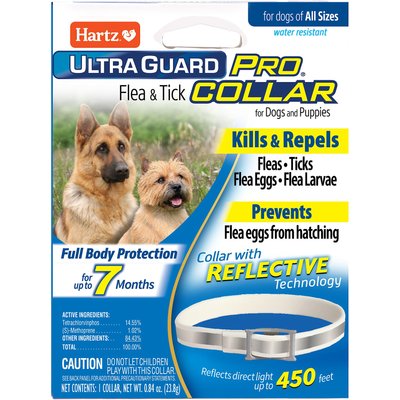Hartz Hartz UltraGuard Pro Reflecting Flea & Tick Collar for Dogs & Puppies, 1 Collar (7-mos. supply)