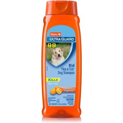 Hartz Hartz UltraGuard Rid Flea & Tick Citrus Scent Dog Shampoo, 18-fl oz bottle
