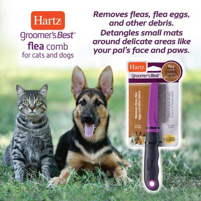 Show full view: Hartz UltraGuard Rid Flea & Tick Oatmeal Dog Shampoo + Groomer's Best Flea Comb slide 8 of 9