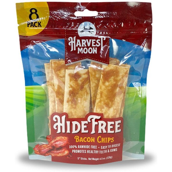 Harvest Moon Hide Free Bacon Chips Dog Hard Chew Treat
