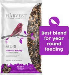 Harvest Seed & Supply Birder's Medley Corn Free Wild Bird Food, 10-lb bag