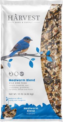 Show full view: Harvest Seed & Supply Mealworm Corn Free Wild Bird Food, 10-lb bag slide 1 of 10