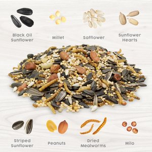 Harvest Seed & Supply Mealworm Corn Free Wild Bird Food, 10-lb bag