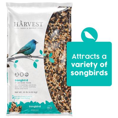 Show full view: Harvest Seed & Supply Songbird Corn Free Wild Bird Food, 10-lb bag slide 1 of 10