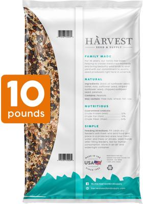 Show full view: Harvest Seed & Supply Songbird Corn Free Wild Bird Food, 10-lb bag slide 2 of 10