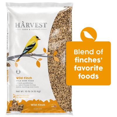 Show full view: Harvest Seed & Supply Wild Finch Corn Free Wild Bird Food, 10-lb bag slide 1 of 10
