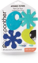 Hauspanther Atomic Flyers Catnip Chaser Cat Toy, 4 count, Ocean slide 2 of 3