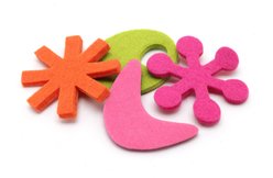 Hauspanther Atomic Flyers Catnip Chaser Cat Toy, 4 count, Zest slide 1 of 3