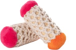 Hauspanther Bamboleos Wine Cork Catnip Chaser Cat Toy, 2 count, Zest