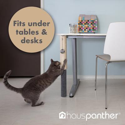 Show full view: Hauspanther Dual Surface Adjustable Under-Table Sisal Cat Scratching Post slide 2 of 10