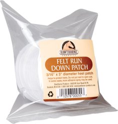 Hawthorne Products Horse First Aid Adhesive Felt Circles, 3 x 3.5-in, 12 count