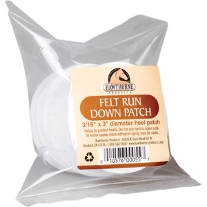 Hawthorne Products Horse First Aid Adhesive Felt Circles, 3 x 3.5-in, 12 count