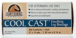 Hawthorne Products Horse First Aid Cool Cast Emollient Leg Bandage, 1 roll, 3-in x 10-yd slide 1 of 9