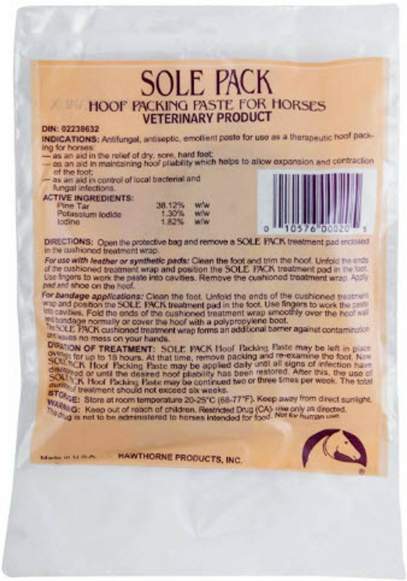 Hawthorne Products Sole Pack Medicated Liquid Horse Hoof Dressing Refill, 32-fl oz