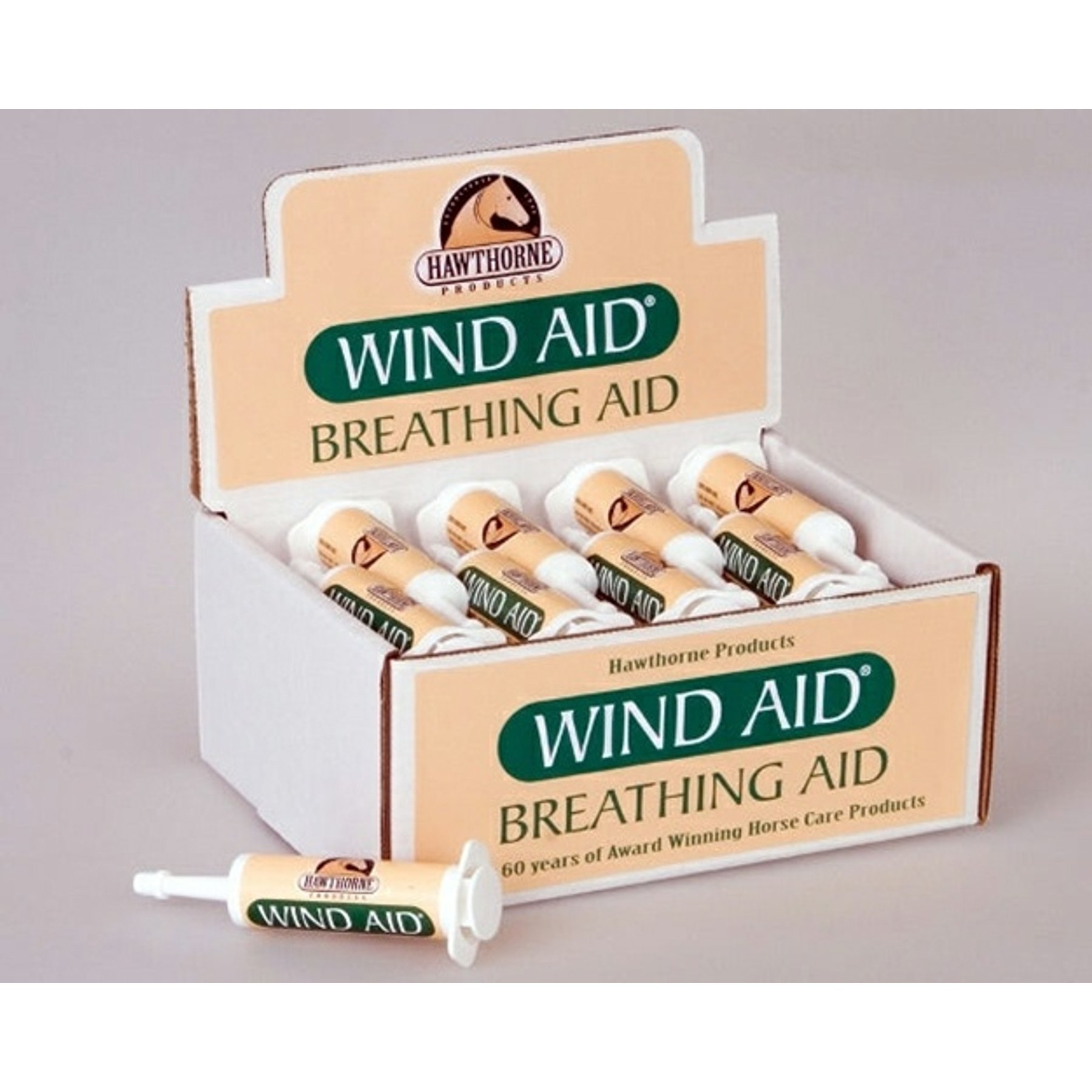 Hawthorne Products Wind Aid Equine Breathing Aid, 1-fl oz, 12 count