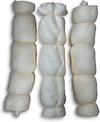 HDP Beef Cheek Rolls Natural Chew Dog Treats, 5 count, 10-in