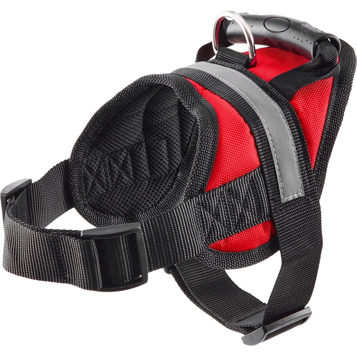 HDP Big Dog No Pull Dog Harness, Red, Medium