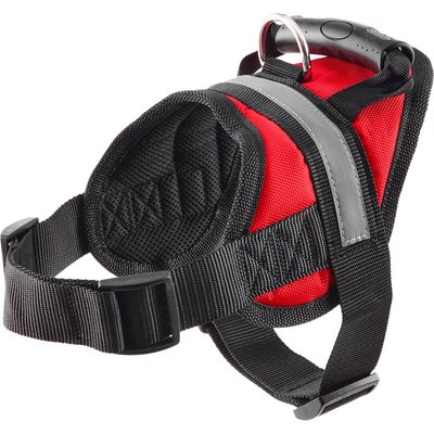 HDP HDP Big Dog No Pull Dog Harness, Red, Medium