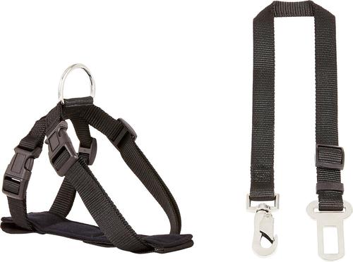 Show full view: HDP Car Dog Harness & Safety Seat Belt Travel Gear, Black, Small  slide 3 of 6