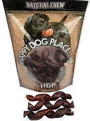 HDP Collagen 6-inch Natural Curly Bully Stick Dog Treats