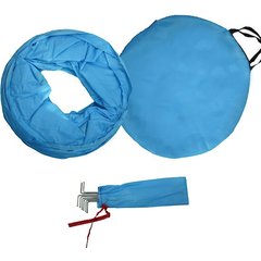 HDP Collapsible Agility Dog Training Tunnel, Blue