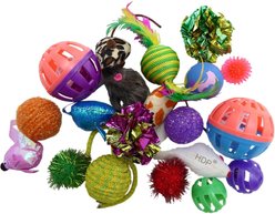 HDP Grab Bag Assorted Catnip Cat Toys, 20 count