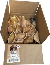 HDP Large Cow Hooves Dog Chews, 10-lb box