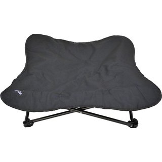 HDP Padded Napper Elevated Dog Bed, Black, Large slide 1 of 4
