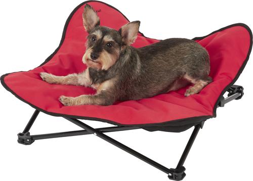 Show full view: HDP Padded Napper Elevated Dog Bed, Red, Medium slide 4 of 7