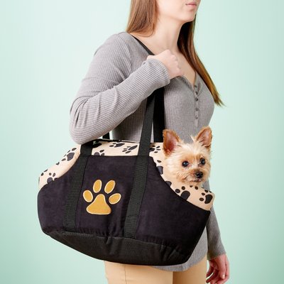 HDP HDP Paw Style Dog & Cat Carrier Purse, Medium